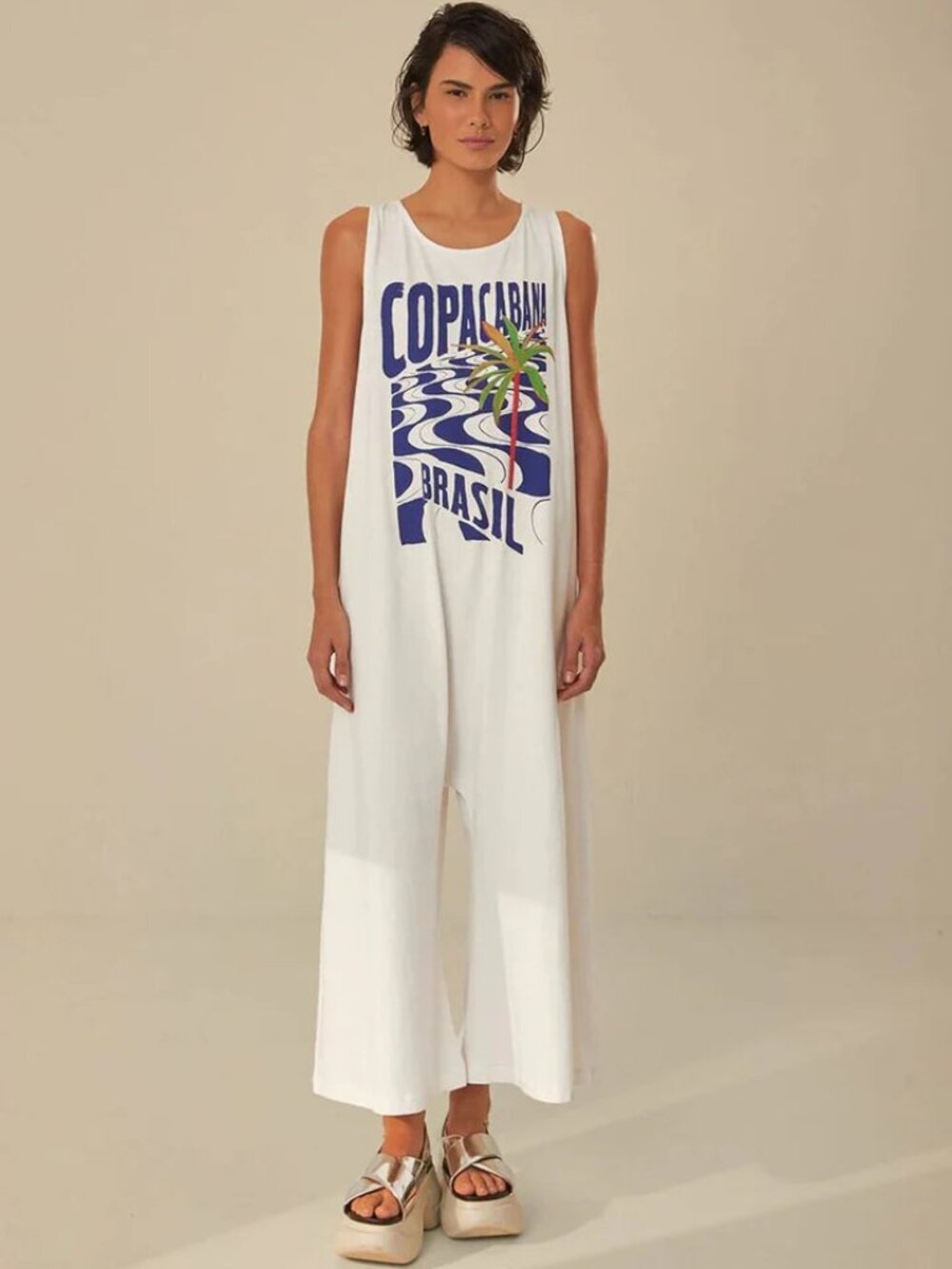 FARM Rio Copacabana Jumpsuit sz XL NWT